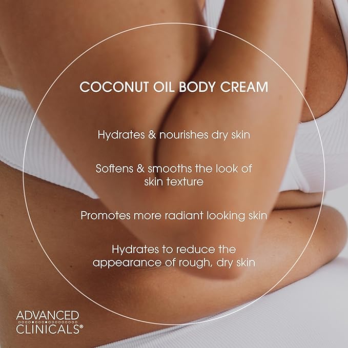 Advanced Clinicals Unscented Retinol Body Lotion & Face Moisturizer + Coconut - Image 8