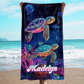 JML Custom Beach Towel with Name, Personalized Microfiber Beach Towel with Name by JML
