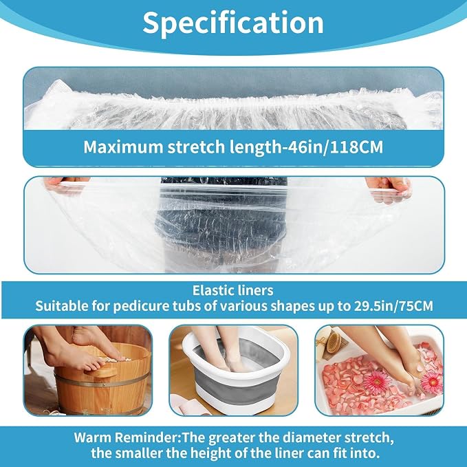 25PCS Pedicure Liners Disposable - Image 2