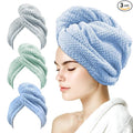 my novel things 3 Pack Microfiber Hair Towel Wrap by mynovelthings