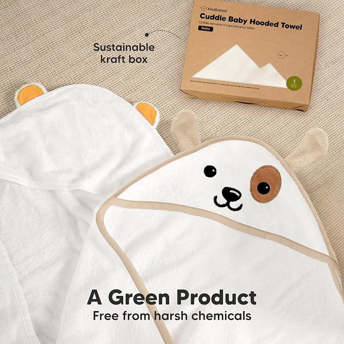 KeaBabies Hooded Baby Towel for Newborn - Image 8