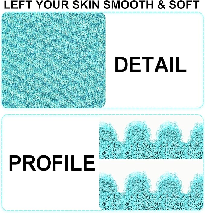 Evridwear Exfoliating Glove Shower Gloves Exfoliate Dead Skin - Image 2