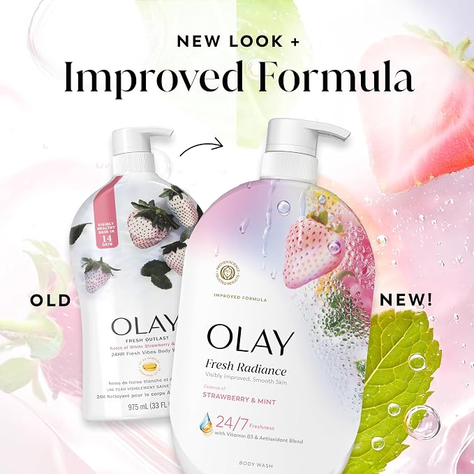 Olay Body Wash for Women, Fresh Radiance, 24/7 Skin-Loving Freshness, Visibly - Image 9
