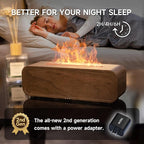 TMEHM Sound Reactive Flame Air Diffuser Humidifier, 7 Colors Aromatherapy - Image 4