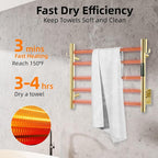 P&Dlusir Towel Warmer, Heated Towel Rack - Image 2