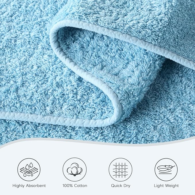 REDKISS Towels 2 Pack Luxury Extra Large Bath Towels Set 30 x 58 Inches – 100% - Image 5