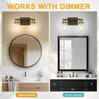 L LOHAS LED 2 Light Bathroom Vanity Light, ETL Listed - Image 5
