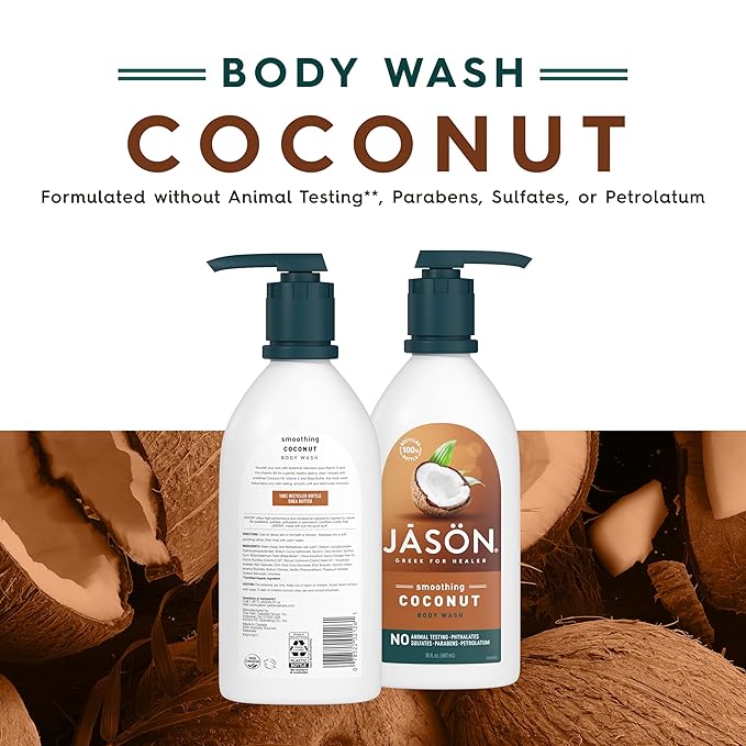 JASON Coconut Smoothing Body Wash, - Image 2