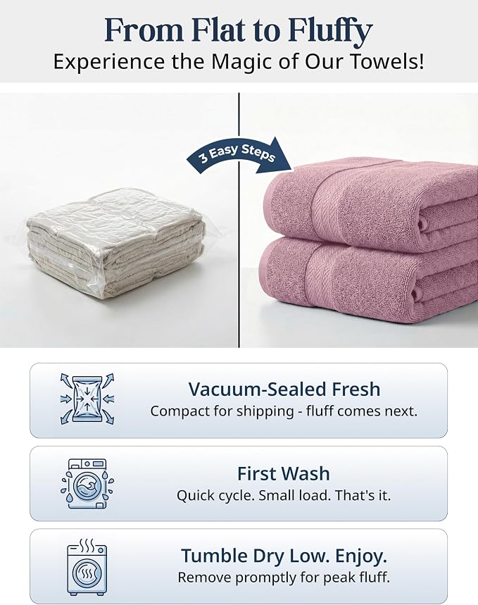 LANE LINEN 100% Cotton Turkish Towels - Image 3