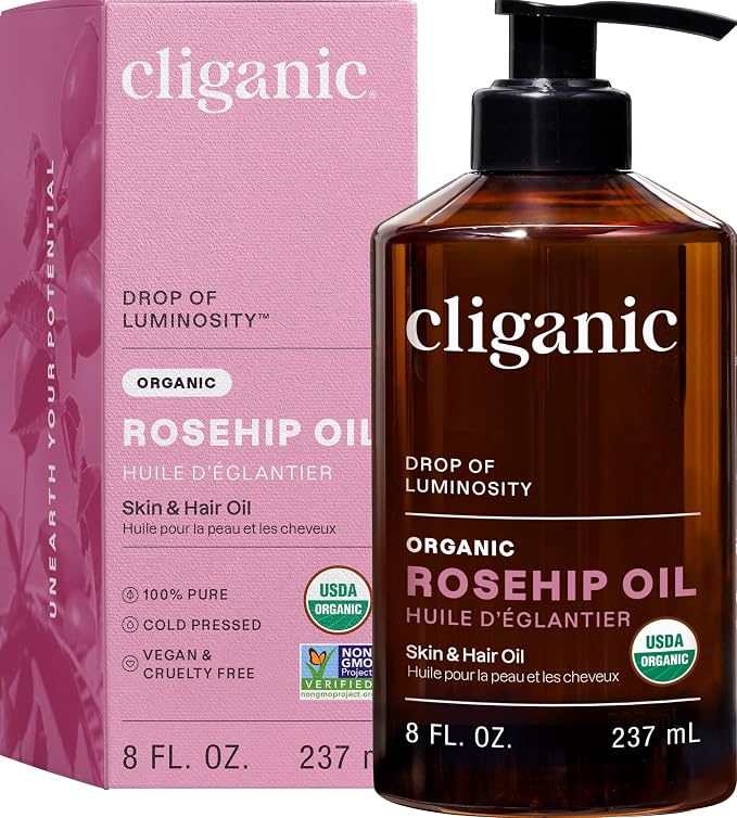Cliganic Organic Rosehip Seed Oil by Cliganic