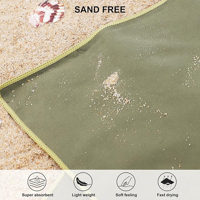 Rainleaf Microfiber Towel Perfect Travel & Gym & Camping Towel. Quick Dry - Image 5