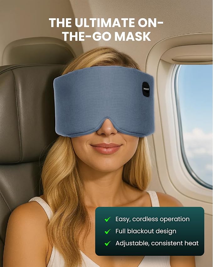 Heated Eye Mask – Cordless Rechargeable Warm Eye Mask - Image 7