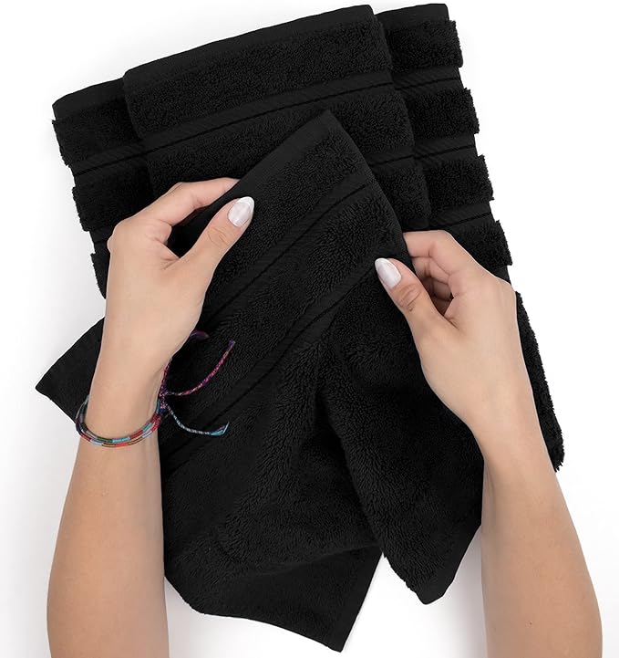 American Soft Linen Premium 3 Piece Towel Set, 1 Bath Towel 1 Hand Towel 1 - Image 5