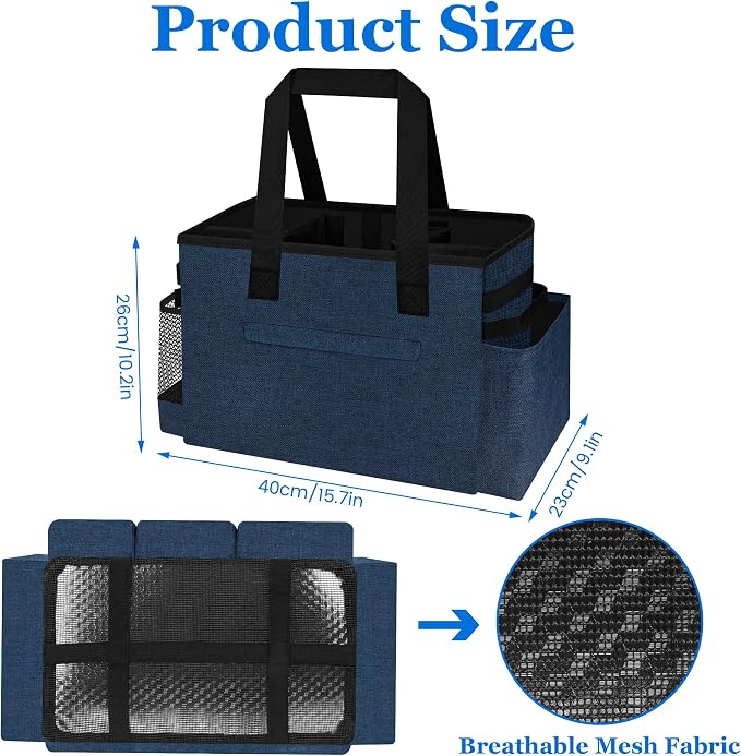 Joe & JoseRin Hot Tub Chemical Storage Bag, Pool Cleaning Caddy Tool Organizers - Image 6