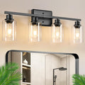 Ascher Bathroom Light Fixtures, 4-Light Vanity Lights by Ascher