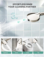 Magichome Shower Head with Handheld, High Pressure 10-Spd Detachable Chrome - Image 4