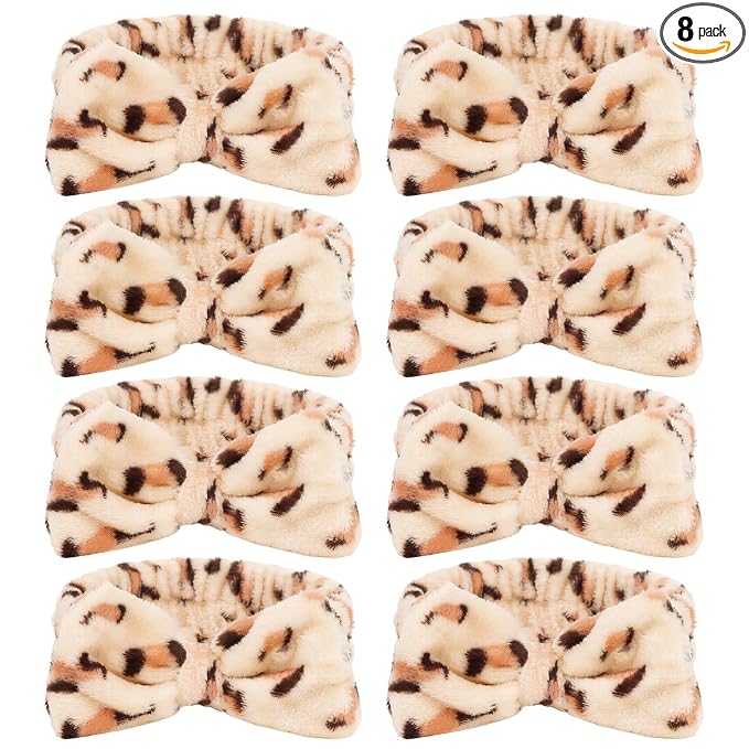 CIEHER Leopard Print Spa Headbands by CIEHER