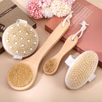 4 Pcs Dry Brushing Body Brush for Lymphatic Drainage, Pore Cleaning Brush Set - Image 6