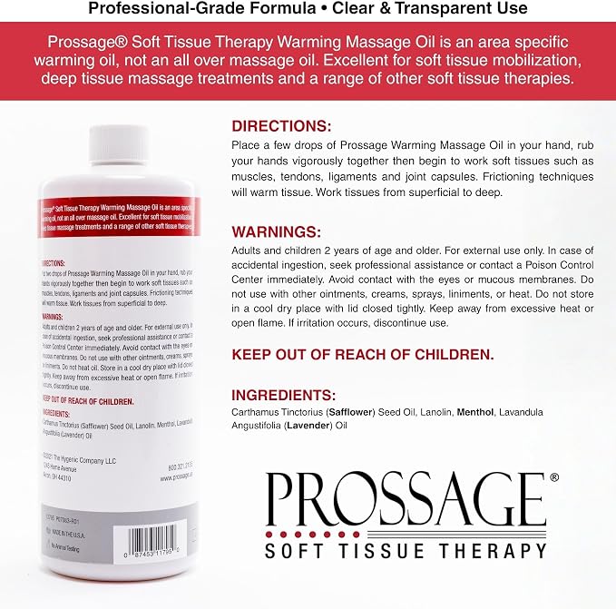 Prossage Heat Warming Relief Massage Oil - Image 7