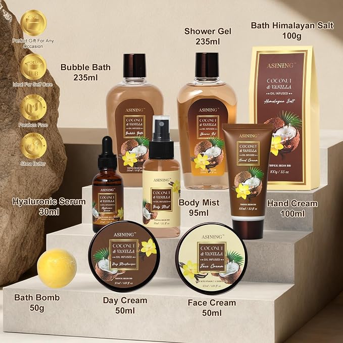 19-Piece Bath and Body Gift Basket Set - Image 6