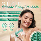SILKLE Silicone Body Scrubber – Gentle Exfoliating Shower Scrubber - Image 2