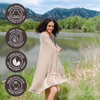 FESHKA Sand Proof Turkish Beach Towel – Oversized, Quick Dry & Lightweight - Image 4