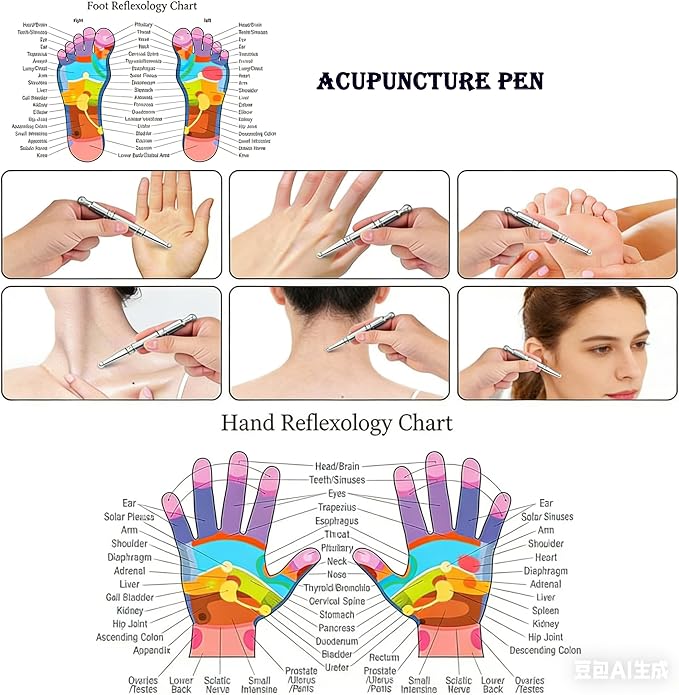 Stainless Steel Gua Sha Tool, Face Roller, Manual Massage Pen, Jade Roller - Image 8