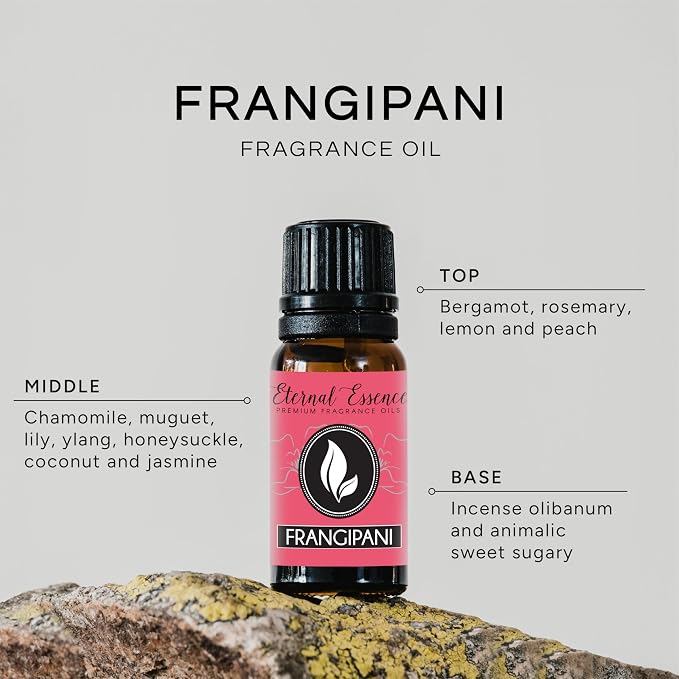 Frangipani Premium Grade Fragrance Oil - 10ml - Scented Oil - Image 2