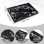 Pure Natural Marble Tray for Bathroom, Sink. Cosmetics, toiletries, etc. can be - Image 2