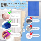 4 Pieces African Net Sponge Authentic Shower loofah exfoliating Body Scrubber - Image 5