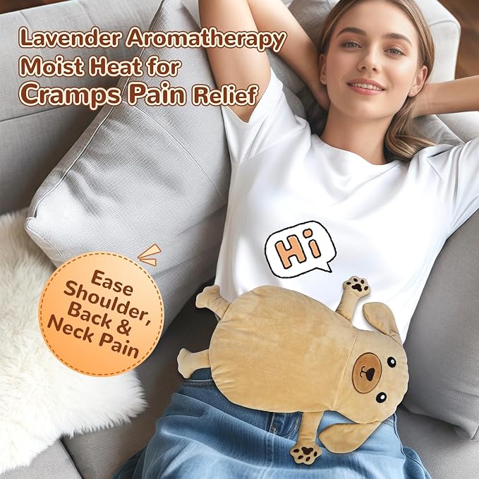 Microwave Heating Pad for Pain Relief, Back Pain, Neck Shoulder, Natural Heat - Image 6