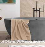 COTTON CRAFT Waffle 6 Piece Towel Set - Image 6