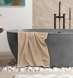 COTTON CRAFT Waffle Bath Towel - Image 2