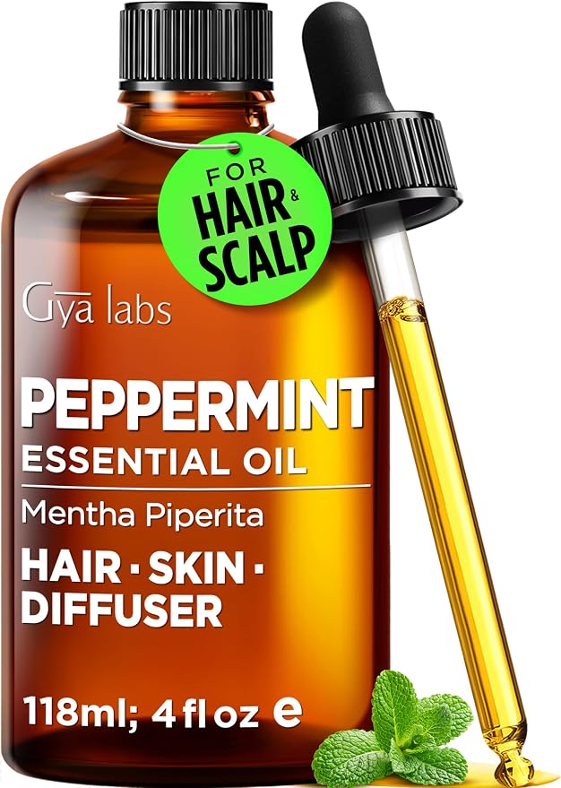100% Pure Peppermint Essential Oil by GyaLabs