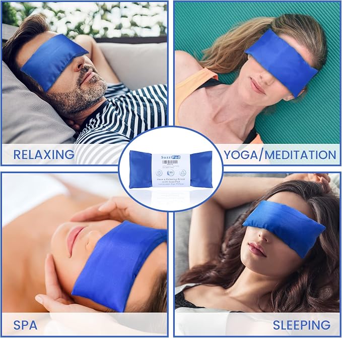 SuzziPad Lavender Eye Pillows for Relaxation - Image 3