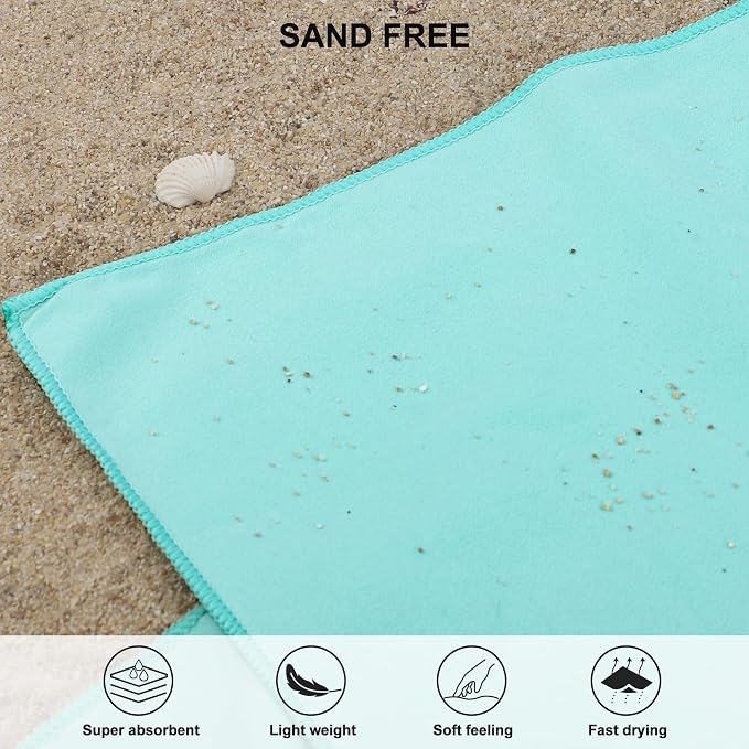 Rainleaf Microfiber Towel Perfect Travel & Gym & Camping Towel. Quick Dry - Image 5
