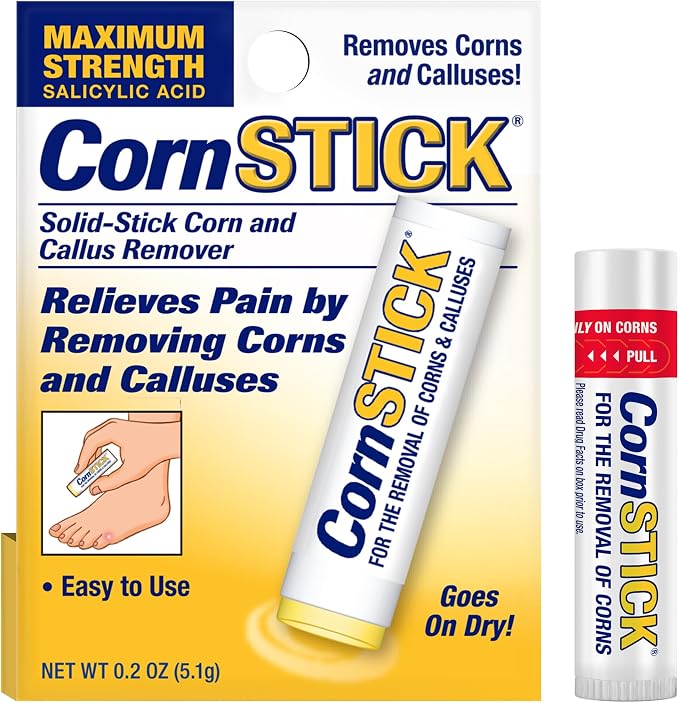 CornStick Maximum Strength Salicylic Acid Solid-Stick Corn and Callus Remover by CornStick