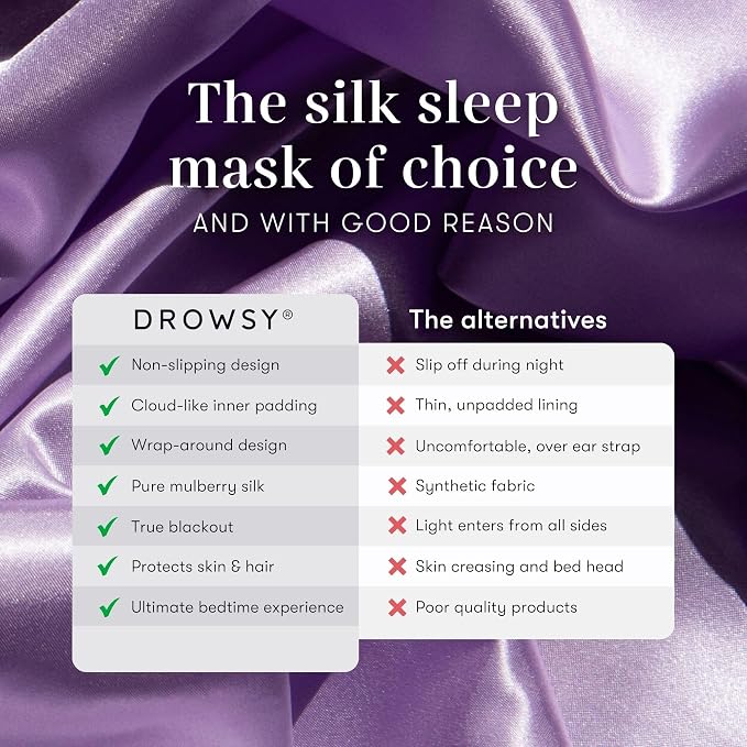 DROWSY Silk Sleep Mask - Image 4
