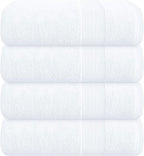 Belizzi Home 4 Pack Bath Towel Set 27x54, 100% Ring Spun Cotton, Ultra Soft by Unknown