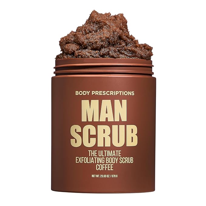 Body Prescriptions Men’s Exfoliating Body Scrub – Ultimate Skin Cleansing Wash by BodyPrescription
