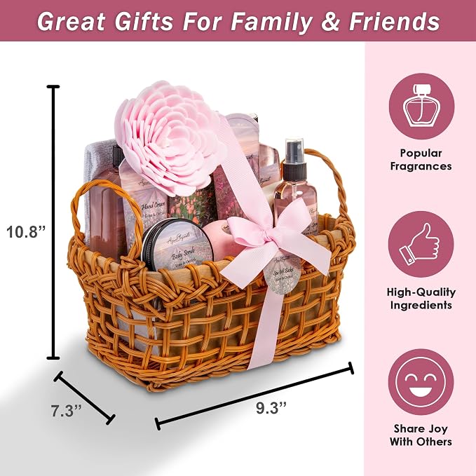 Aqua Elegante Spa Basket For Women - Image 8