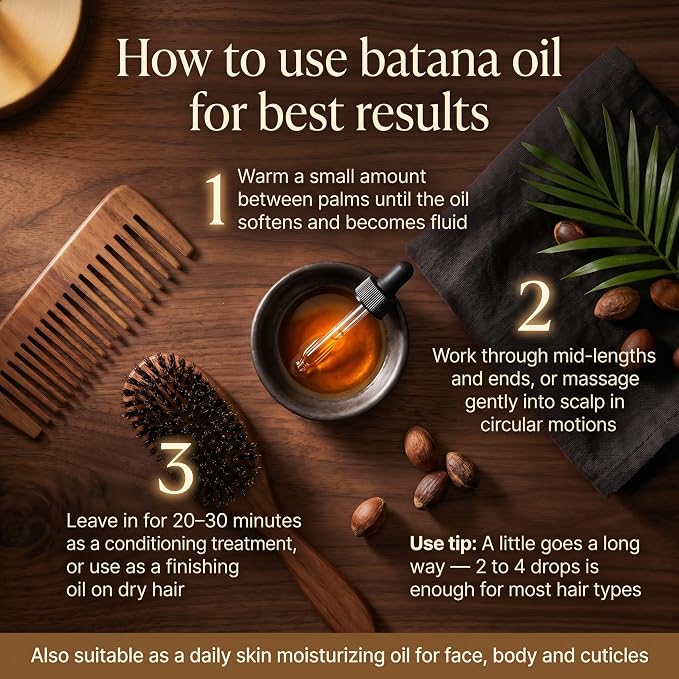 Naturevibe Botanicals Batana Oil 32 oz 100% Pure & Natural Oil - Image 4