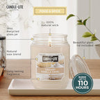 Candle-lite Fall Scented Candles, Creamy Vanilla Swirl, 18 oz Jar, Proudly - Image 3