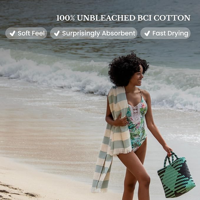 Lightweight Turkish Beach Towel - Image 3