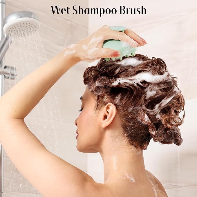 HEETA Scalp Scrubber Shampoo Brush, Scalp Massager Tool - Image 2