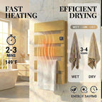 Electric Towel Warmer, Heated Towel Rack - Image 3
