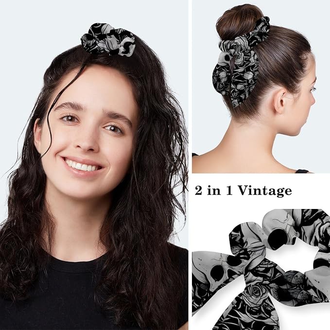 Scrub Cap with Hair Scrunchy, Ponytail Holder Surgical Cap - Image 5