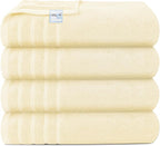 Avalon Towels Bath Towels Set of 4, Size 30 x 60 Inches, Highly Soft and - Image 3