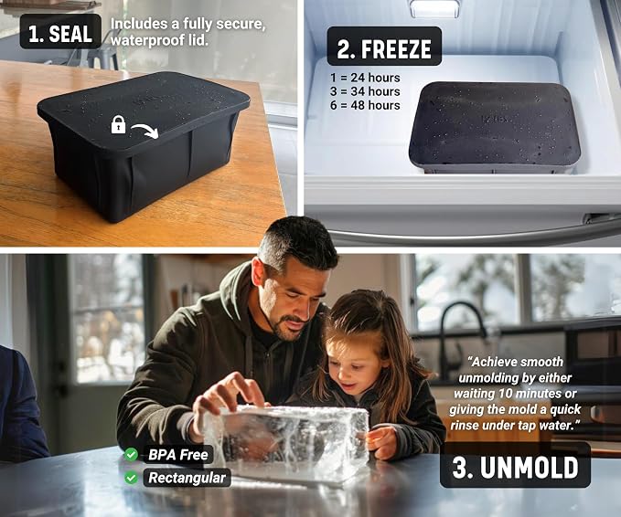 Alaskey® Giant Ice Block Mold 12 lbs - Image 4