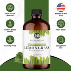 NaturoBliss 100% Pure Lemongrass Essential Oil Therapeutic Grade Premium Quality - Image 4